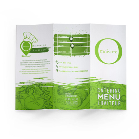 Brochures, printed in Montreal by CDM Print